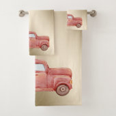 Cadeaus met rode eenpekelboom, sneeuwvlokken, kers bad handdoek (Insitu)