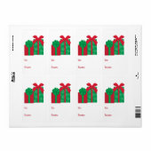 Cadeaus naar van etiket (Full Sheet)