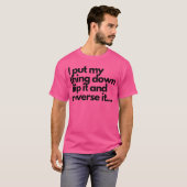 cadeaus om dingen te sussen t-shirt (Voorkant volledig)