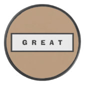 Cadeaus onder 100$ Accessoires Authority® GROOT Hockey Puck (Voorkant)