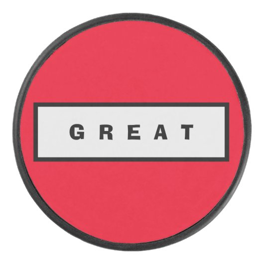 Cadeaus onder 100$ Accessoires Authority® GROOT Hockey Puck (Voorkant)