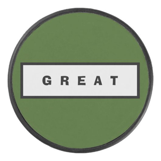 Cadeaus onder 100$ Accessoires Authority® GROOT Hockey Puck (Voorkant)