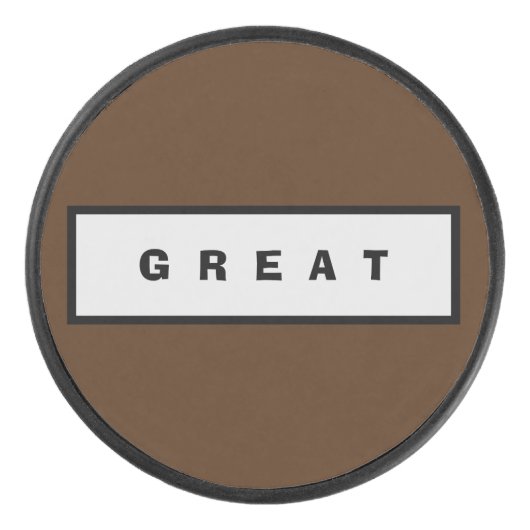 Cadeaus onder 100$ Accessoires Authority® GROOT Hockey Puck (Voorkant)