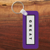 Cadeaus: onder 75$ Attractive Authority® GOED Sleutelhanger (Voorkant)