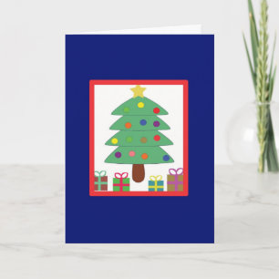 Cadeaus onder de Boom - een Kerstkaart Feestdagen Kaart
