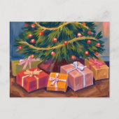 Cadeaus onder de boom | Kaart voor de kerstvakanti (Voorkant)