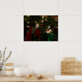 Cadeaus onder de boom kerstvakantie poster (Keuken)