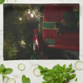 Cadeaus onder de boom kerstvakantie theedoek (Gevouwen)