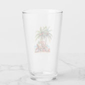 Cadeaus onder de palmboom glas (Achterkant)