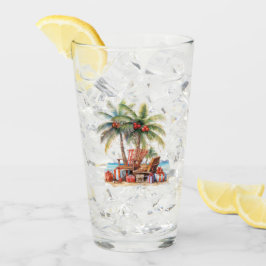 Cadeaus onder de palmboom glas