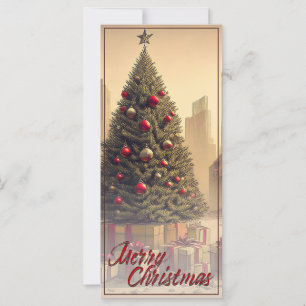 Cadeaus onder een boom in een apocalyptische werel