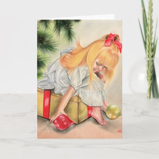 Cadeaus onder het Wenskaart van de kerstboom Feestdagen Kaart (Voorkant)