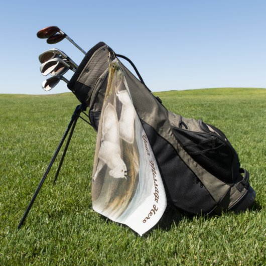 Cadeaus op maat voor Rocky Mountain Goat Camping D Golfhanddoek (Groen)