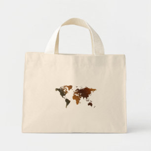 Cadeaus oude Wereldkaart Designer Mini Tote Bag