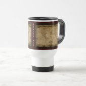 Cadeaus oude Wereldkaart Designer Reisbeker (Voorkant rechts)