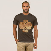 Cadeaus oude Wereldkaart Designer T-shirt (Voorkant volledig)