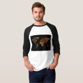 Cadeaus oude Wereldkaart Designer T-shirt (Voorkant volledig)