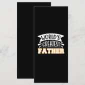 Cadeaus papa | Aller beste papa Menu (Voorkant / Achterkant)
