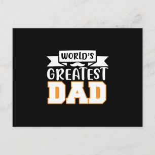 Cadeaus papa   's werelds beste papa briefkaart