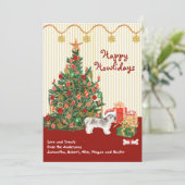 cadeaus Prettige feestdagen korte hemelvaart (Staand voorkant)