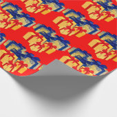 Cadeaus rood inpakpapier (Hoek)