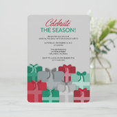 Cadeaus - Uitnodiging van een Gift Exchange Party (Staand voorkant)