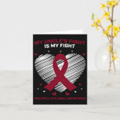 Cadeaus Uncle Multiple Myeloma Awareness Products Kaart (Gele Bloem)