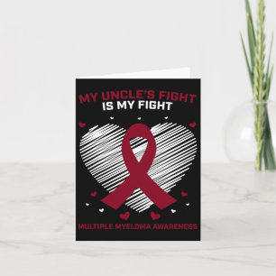Cadeaus Uncle Multiple Myeloma Awareness Products Kaart