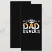 Cadeaus Vader | Beste papa ooit Menu (Voorkant / Achterkant)