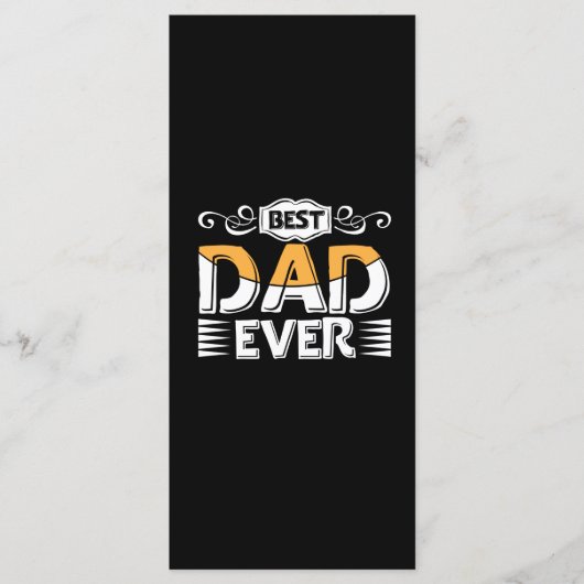 Cadeaus Vader | Beste papa ooit Menu (Voorkant)