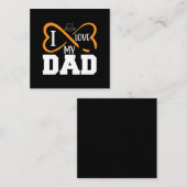 Cadeaus Vader | Ik hou van mijn vader Notitiekaartje (Voorkant / Achterkant)