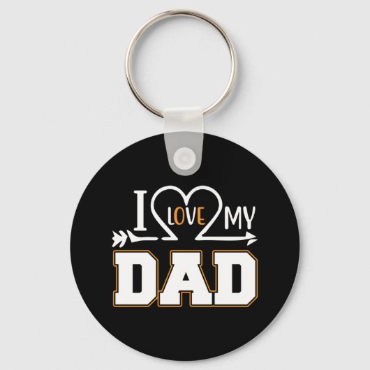 Cadeaus Vader | Ik hou van mijn vader Sleutelhanger (Voorkant)