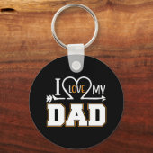 Cadeaus Vader | Ik hou van mijn vader Sleutelhanger (Voorkant)