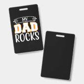 Cadeaus Vader | Mijn Vader Is Geweldig Badge (Voor- en achterkant)
