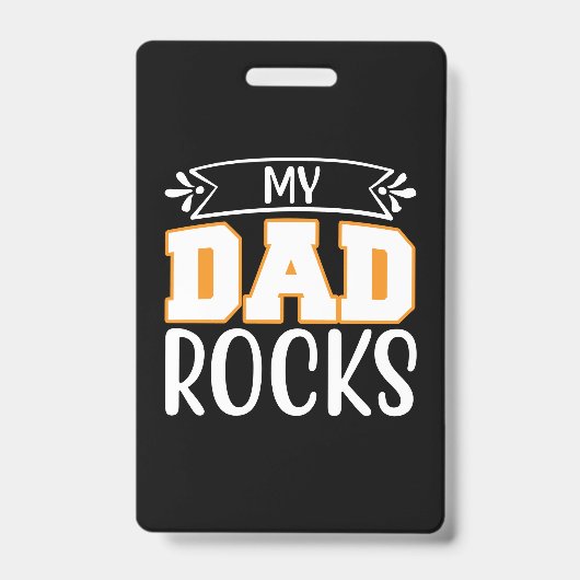 Cadeaus Vader | Mijn Vader Is Geweldig Badge (Voorzijde)
