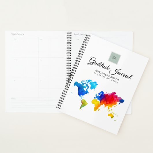Cadeaus van Bedankt Aangepaste GRATITUDE Journal-B Planner (Display)