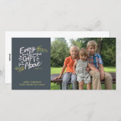 Cadeaus van Boven Religieuze Kerstfotokaart Feestdagenkaart (Voorkant / Achterkant)