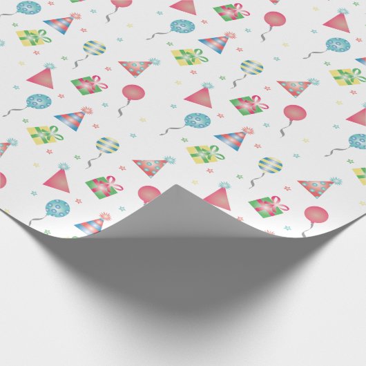 Cadeaus van de Birthday-Petten van de partij Cadeaupapier (Hoek)