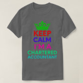 Cadeaus van de charteraccountant t-shirt (Design voorkant)