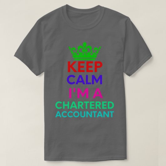 Cadeaus van de charteraccountant t-shirt (Design voorkant)