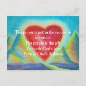 Cadeaus van gebed briefkaart (Voorkant)