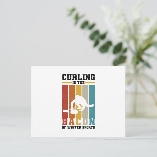 Cadeaus van het Curling Team | Curl Curler Sports  Briefkaart (Staand voorkant)