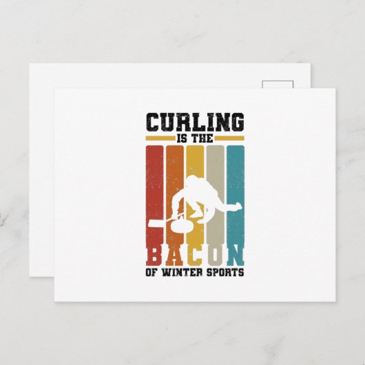 Cadeaus van het Curling Team | Curl Curler Sports  Briefkaart (Voorkant / Achterkant)