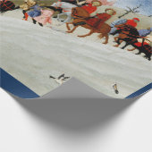 Cadeaus van het kerstpapier van de Magi's Cadeaupapier (Hoek)