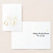 Cadeaus van het seizoen folie kerstkaart folie kaarten (Display)