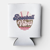 cadeaus van honkbal-vibes voor honkbalspelers blikjeskoeler (Voorkant)
