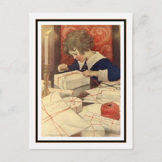 Cadeaus van Jessie Willcox Smith over kinderverkra Briefkaart (Voorkant)