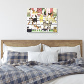 Cadeaus van partijen canvas afdruk (Insitu (Slaapkamer))