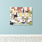 Cadeaus van partijen canvas afdruk (Insitu (Houten vloer))
