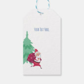 Cadeaus van Santa Claus Gift Label Cadeaulabel (Achterkant)